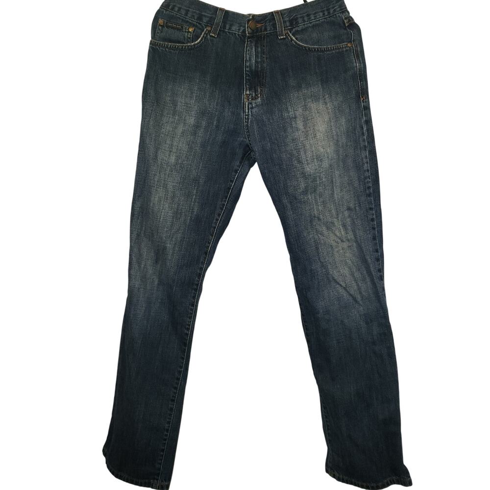 Calvin Klein Straight leg lightly distressed jeans